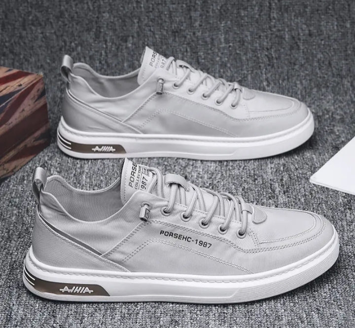 Urban Street Sneakers - Trendy Canvas Casual Shoes